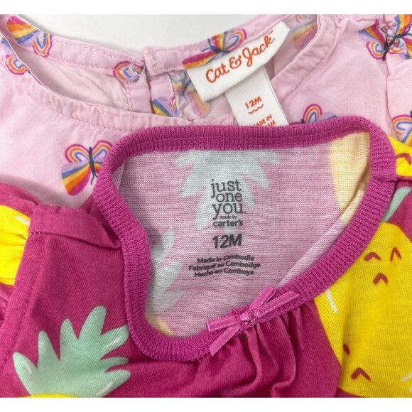 Baby Girl's - 2 Dresses, 2 Shorts & 1 Shirt, and 1 Body Suit - Size - 12 M - Picture 10 of 10